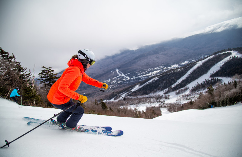 Skiing at Waterville Valley.