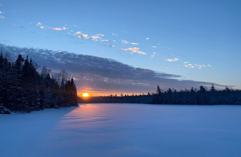 Winter at Golden Eagle Lodge.
