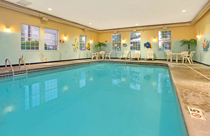 Indoor pool at Hawthorn Suites by Wyndham Cincinnati.