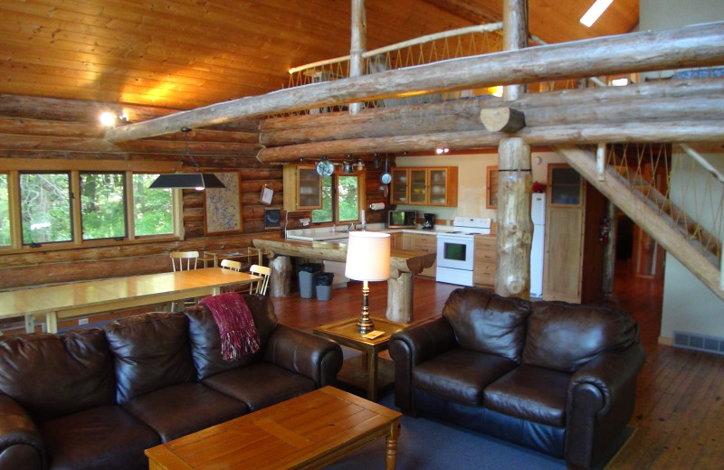 Interior view of Five Lakes Resort.