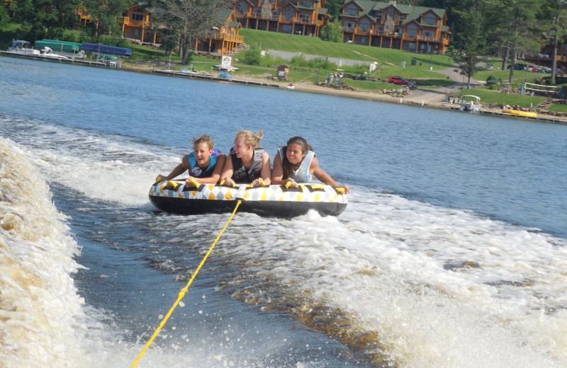 Water tubing at Big Sandy Lodge & Resort.