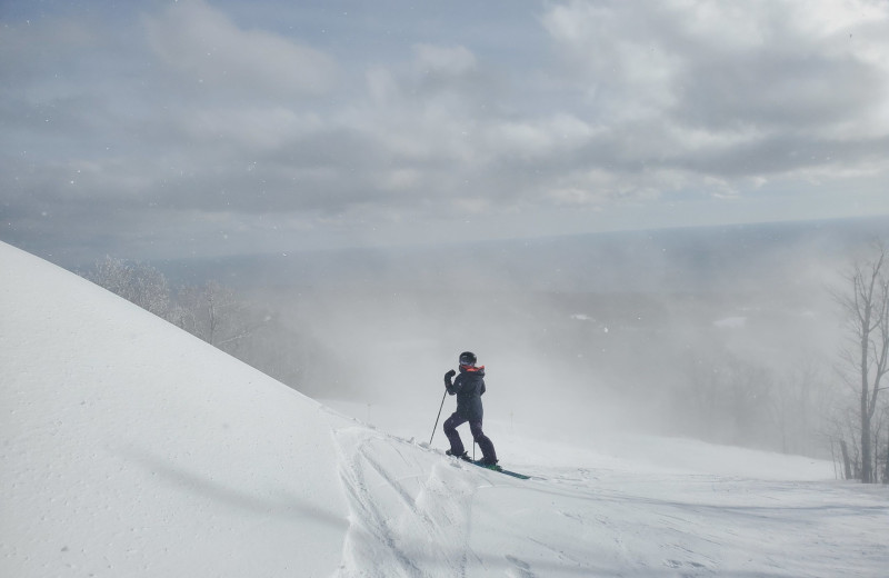 Skiing at Lutsen Sea Villas.