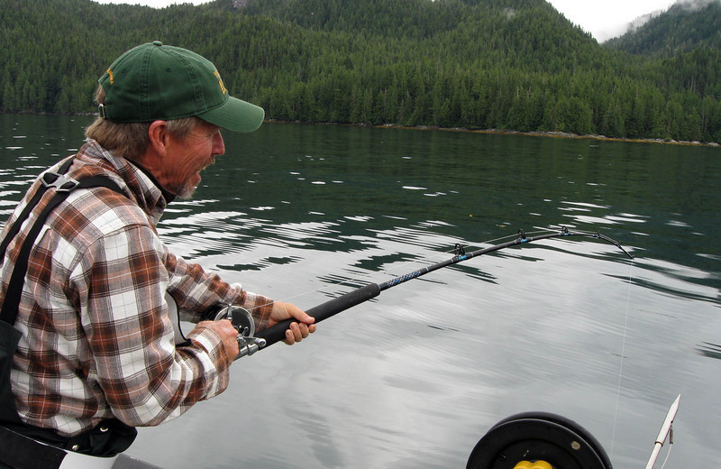 Fishing at Yes Bay Lodge.