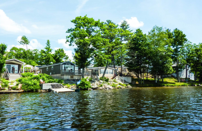 Cabin exterior at Great Blue Resorts- Lantern Bay Resort.