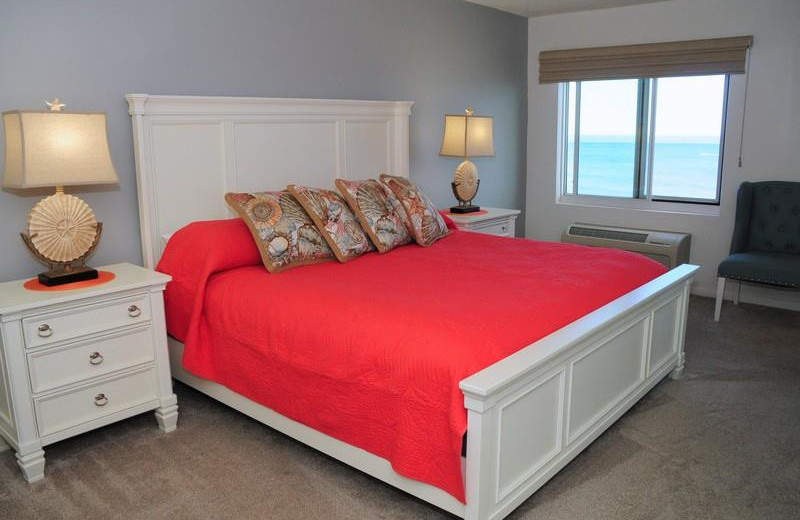 Rental bedroom at Dolphin Run Condominium Association. Inc.