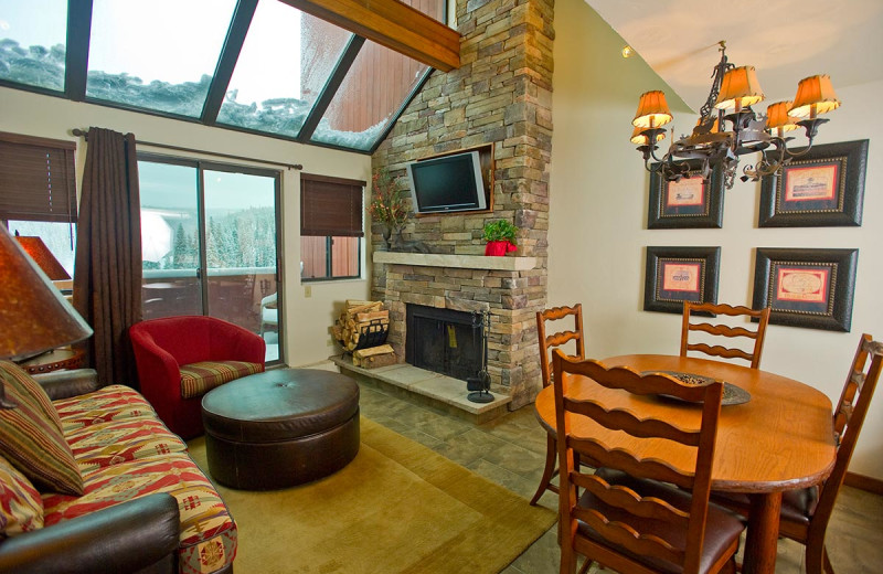 Guest living room at Beaver Run Resort & Conference Center.