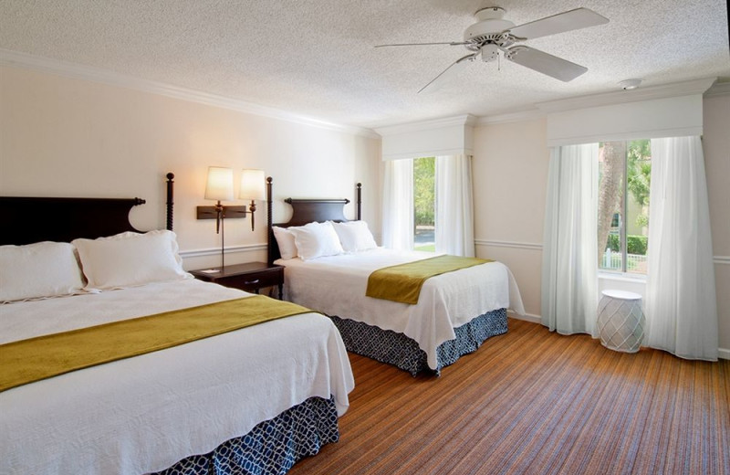 Guest room at The King and Prince Beach & Golf Resort.