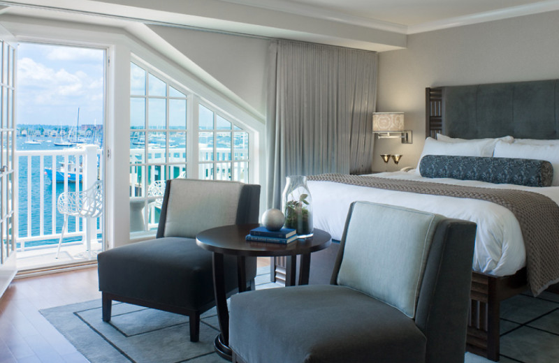 Guest room at Forty 1 Degrees North.