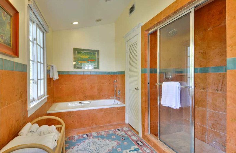 Rental bathroom at At Home in Key West, LLC.