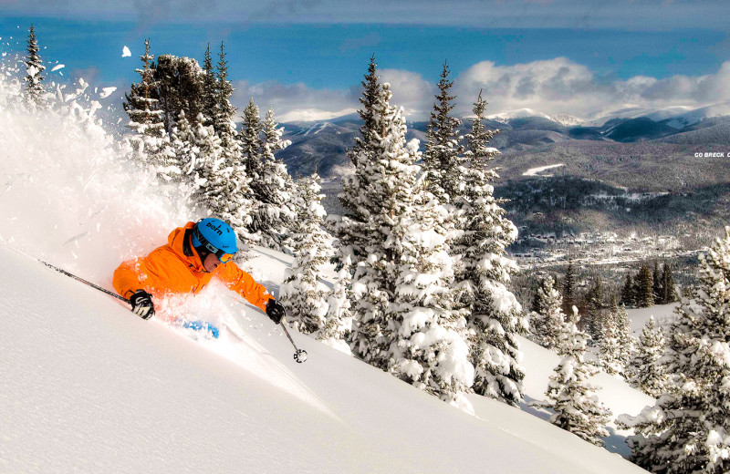 Skiing at Lodge by the Blue.