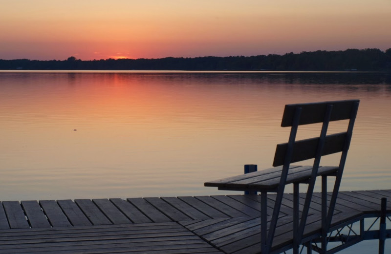 The dock at Train Bell Resort.