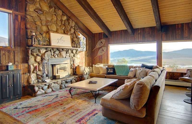 Guest living room at Bella Vista Estate.