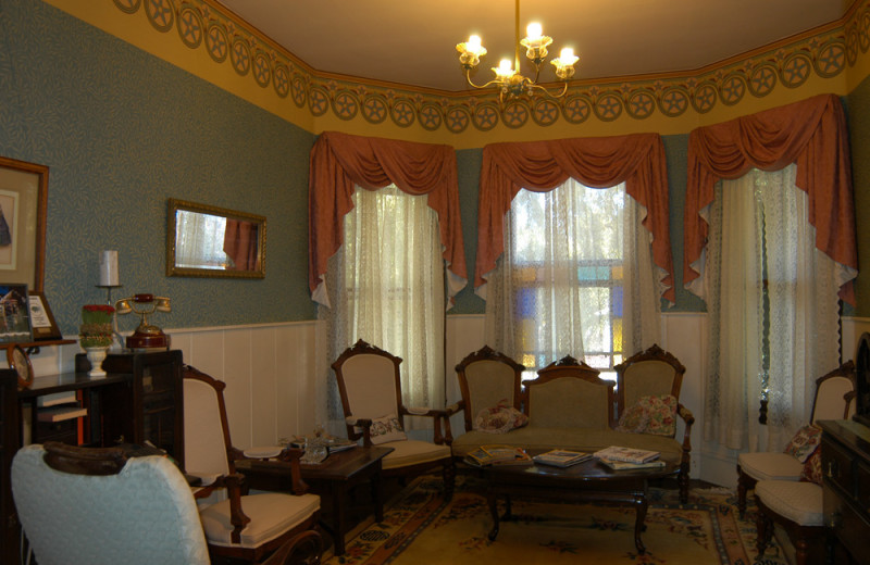 Parlor view at Madison Street Bed & Breakfast