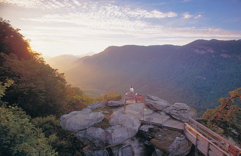 Hiking near Asheville Cabins of Willow Winds.