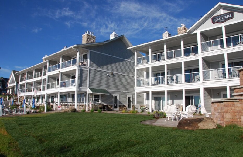 Exterior view of Quarterdeck Resort.