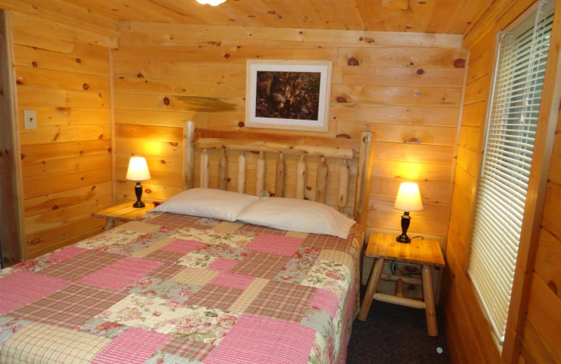 Cabin bedroom at YMCA Camp Northern Lights.