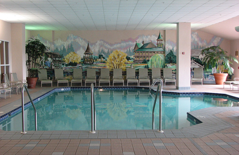 Indoor pool at The Osthoff Resort.