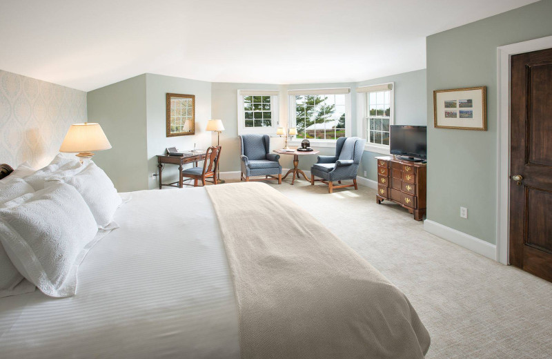 Guest room at Black Point Inn.