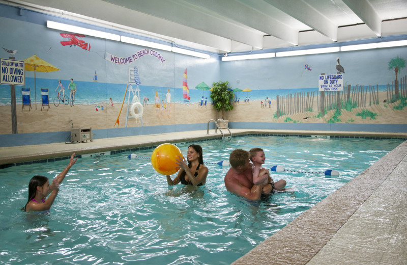 Indoor pool at Beach Colony.