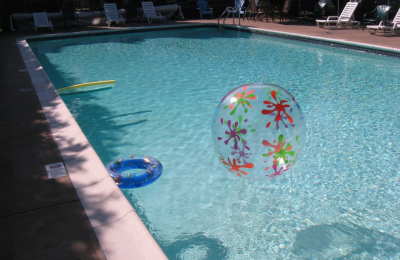 Pool at Gauthier's Saranac Lake Inn.