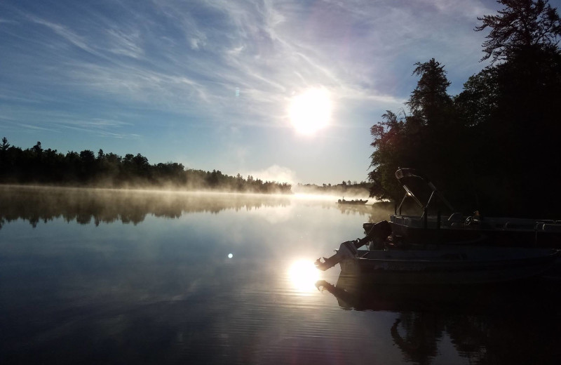 Lake view at YMCA Camp Northern Lights.