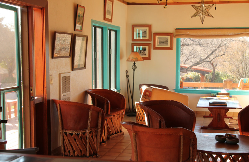 Lounge at Circle Z Ranch.