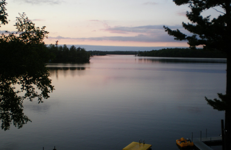 Lake view at Woodland Beach Resort.