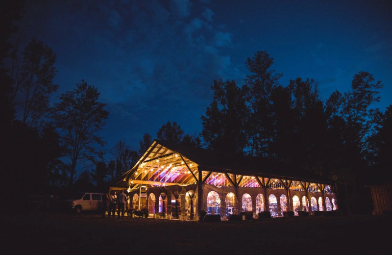 Pavilion at Riverbay Adventure Inn.