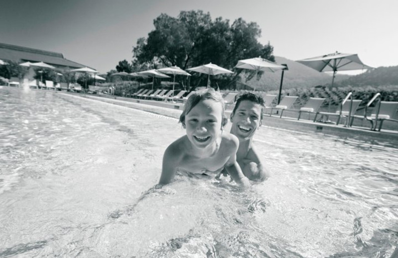 Fun at the Swimming Pool at Carmel Valley Ranch