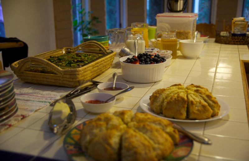 Breakfast at Sarabande Bed & Breakfast.