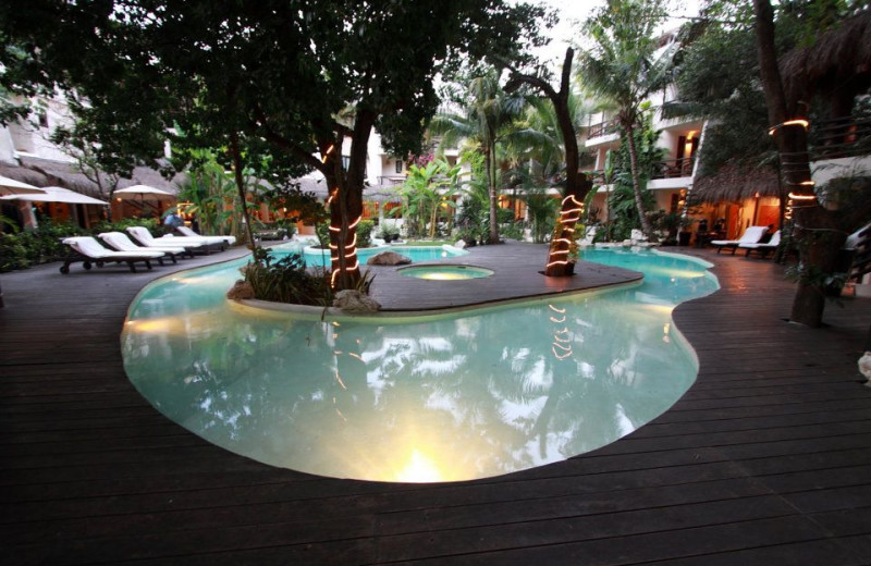 Outdoor pool at La Tortuga Hotel and Spa.