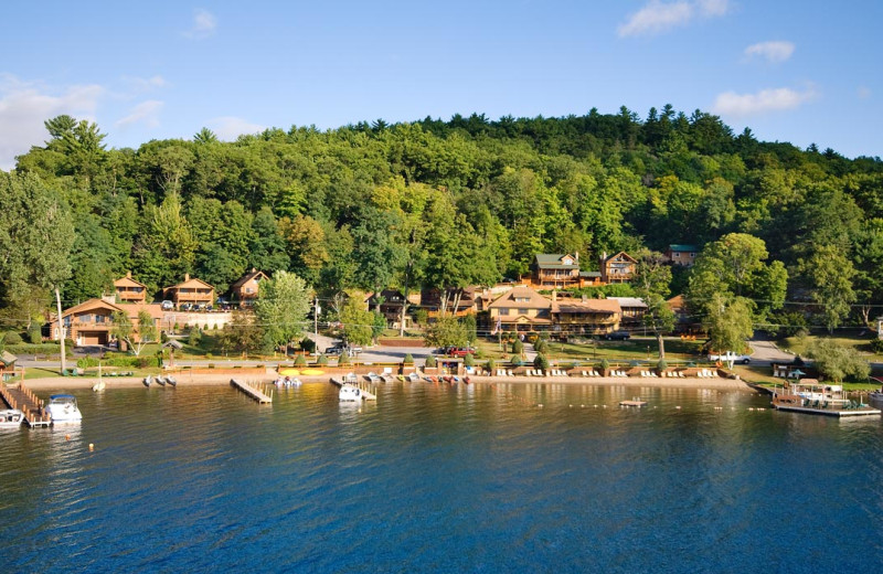 Exterior view of Trout House Village Resort.