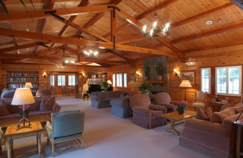 Lodge interior at Smoke Tree Ranch.