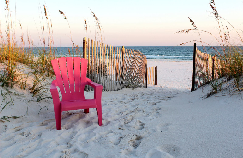 Beach at Bender Realty Vacation Rentals.