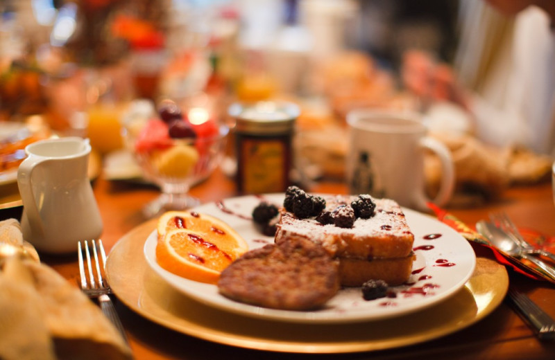 Breakfast at Phineas Swann Bed and Breakfast.