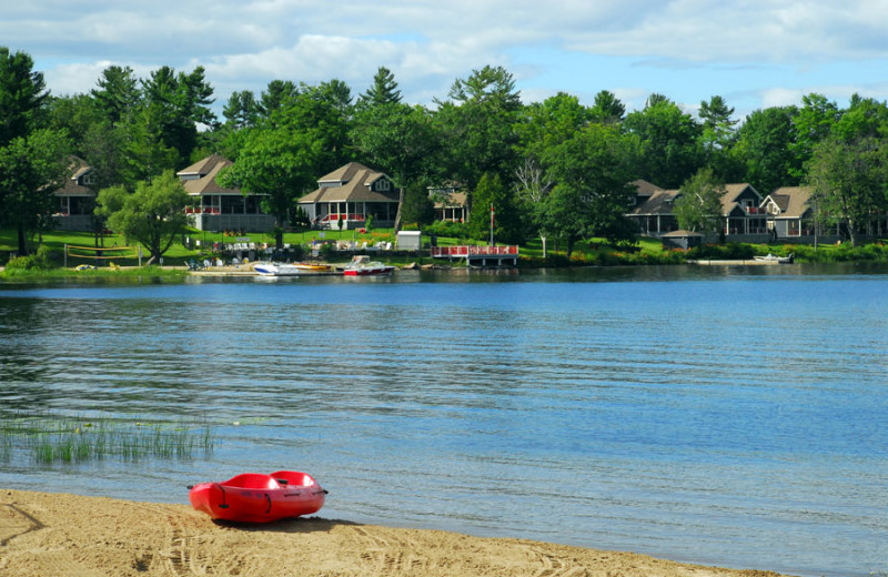 Lake view at Bayview Wildwood Resort.