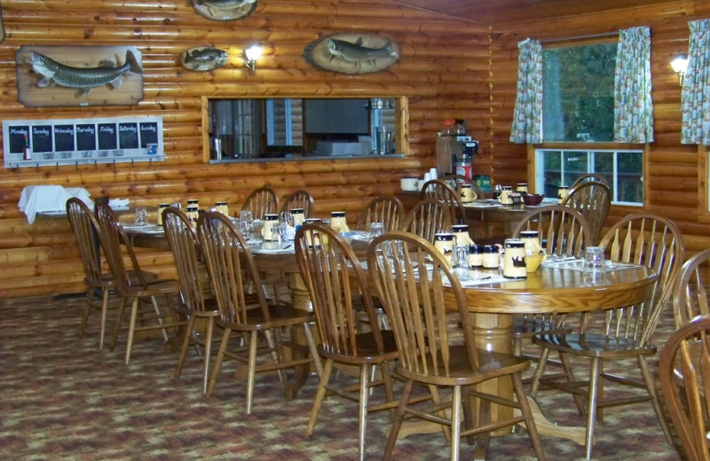 Dining Room at Canada North Lodge