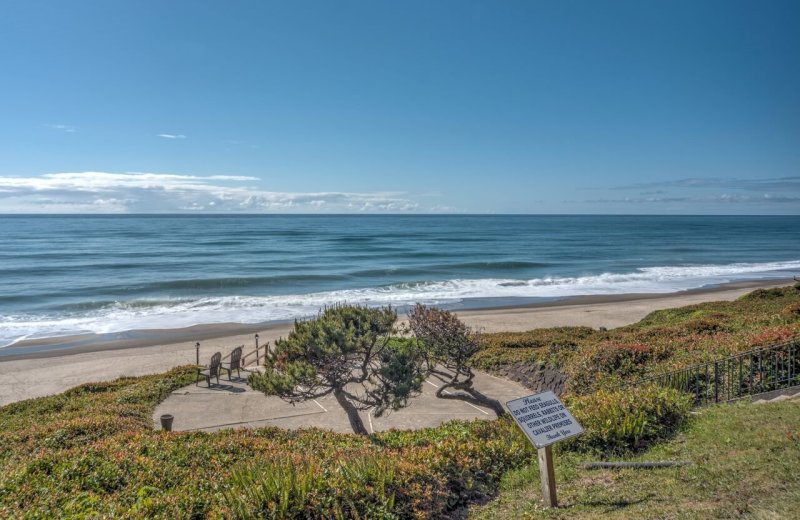 Beach at Cavalier Beachfront Condominiums.