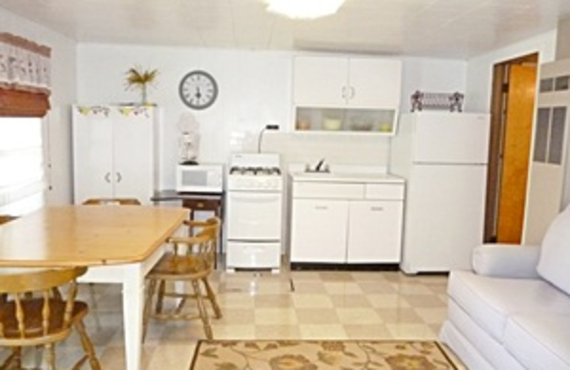 Cottage Interior at Lakeview Cottages