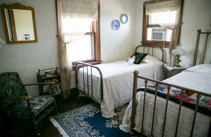 Guest room at Triangle Ranch Bed & Breakfast.