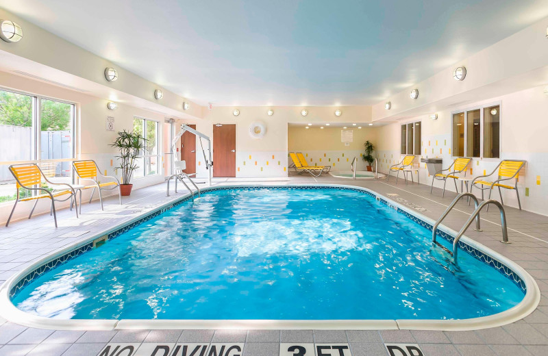 Indoor pool at Fairfield Inn 