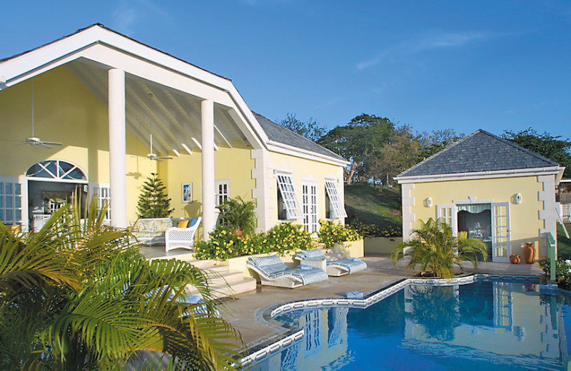 Outdoor pool at Grenada Villas.