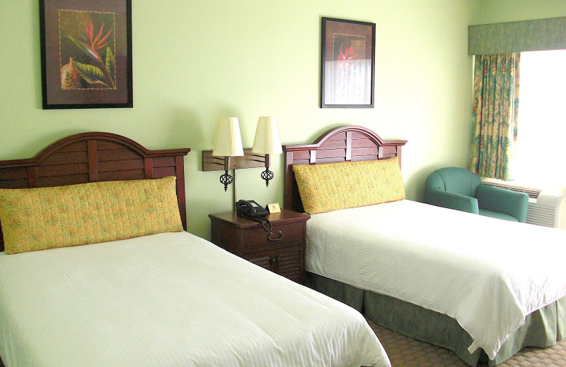 Two bed guest room at Chesapeake Beach Resort.