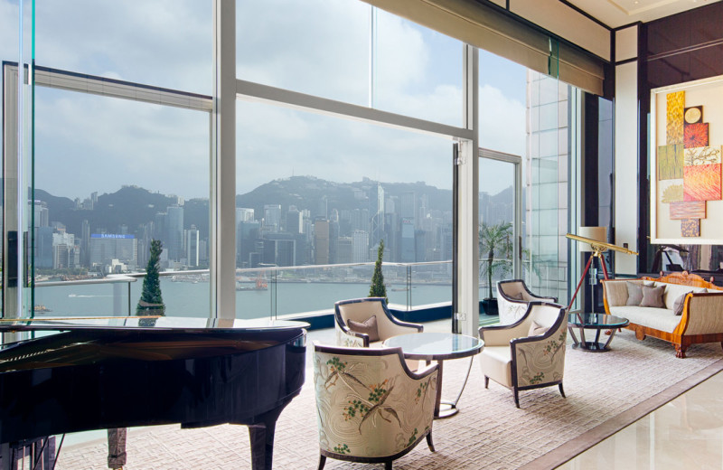 Guest suite at The Peninsula Hong Kong.