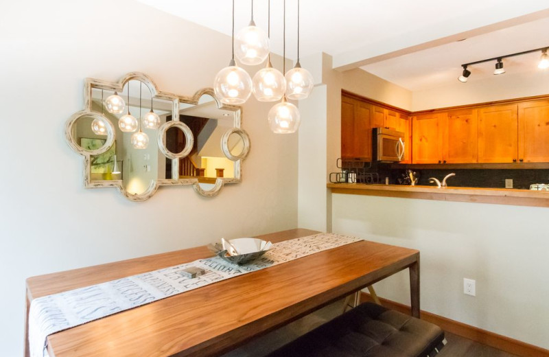 Rental kitchen at Whistler Breaks.