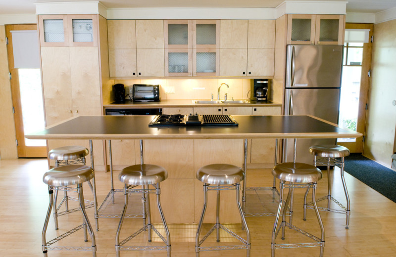 Guest kitchen at Inn On Columbia.