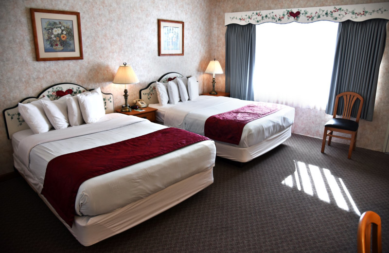 Guest room at Swiss Alps Inn.