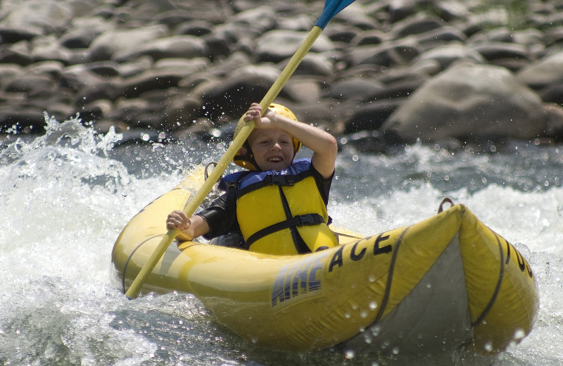 Kayaking at ACE Adventure Resort.