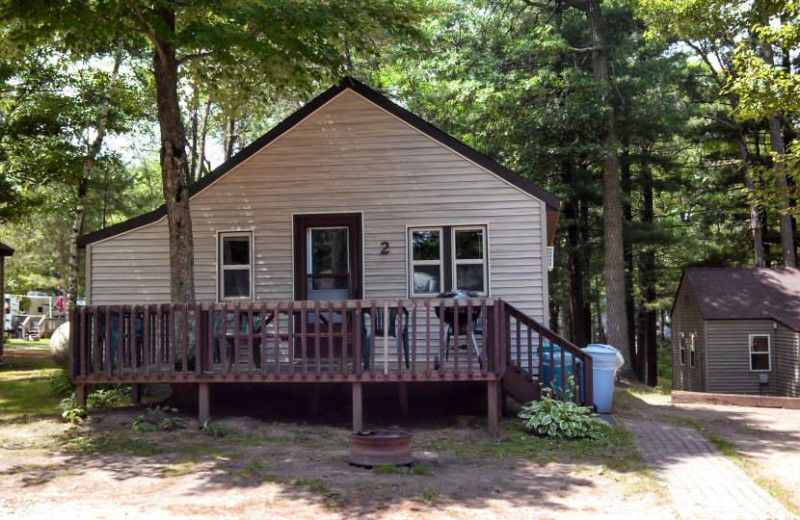 Cabins at Echo Bay Resort.