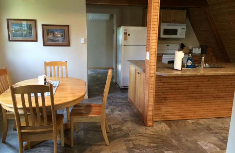 Kitchen at Barky's Resort.